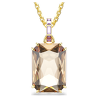 swarovski millenia pendant octagon cut caramel gold tone plated