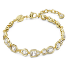swarovski dextera bracelet mixed cuts white gold tone plated