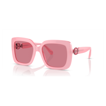 swarovski sunglasses  oversized  square shape  sk0061el  pink