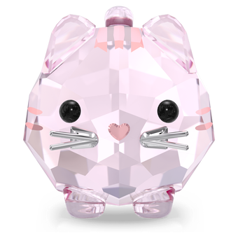 swarovski chubby cats pink cat