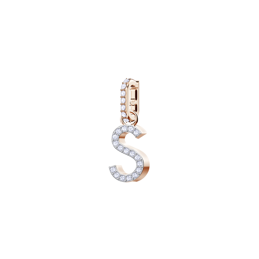 Swarovski Remix Collection Charm S, White, Rose Gold Plating