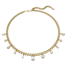swarovski imber necklace mixed cuts white gold tone plated
