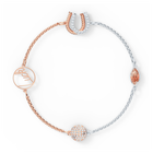 swarovski remix collection luck strand red mixed metal finish