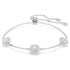 swarovski una angelic bracelet round cut double sided motifs white rhodium plated