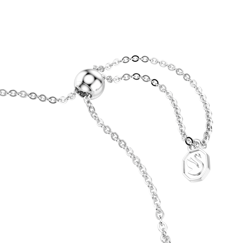 swarovski dextera bracelet  round cut  white  stainless steel
