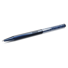 swarovski crystalline ballpoint pen octagon shape blue blue lacquered