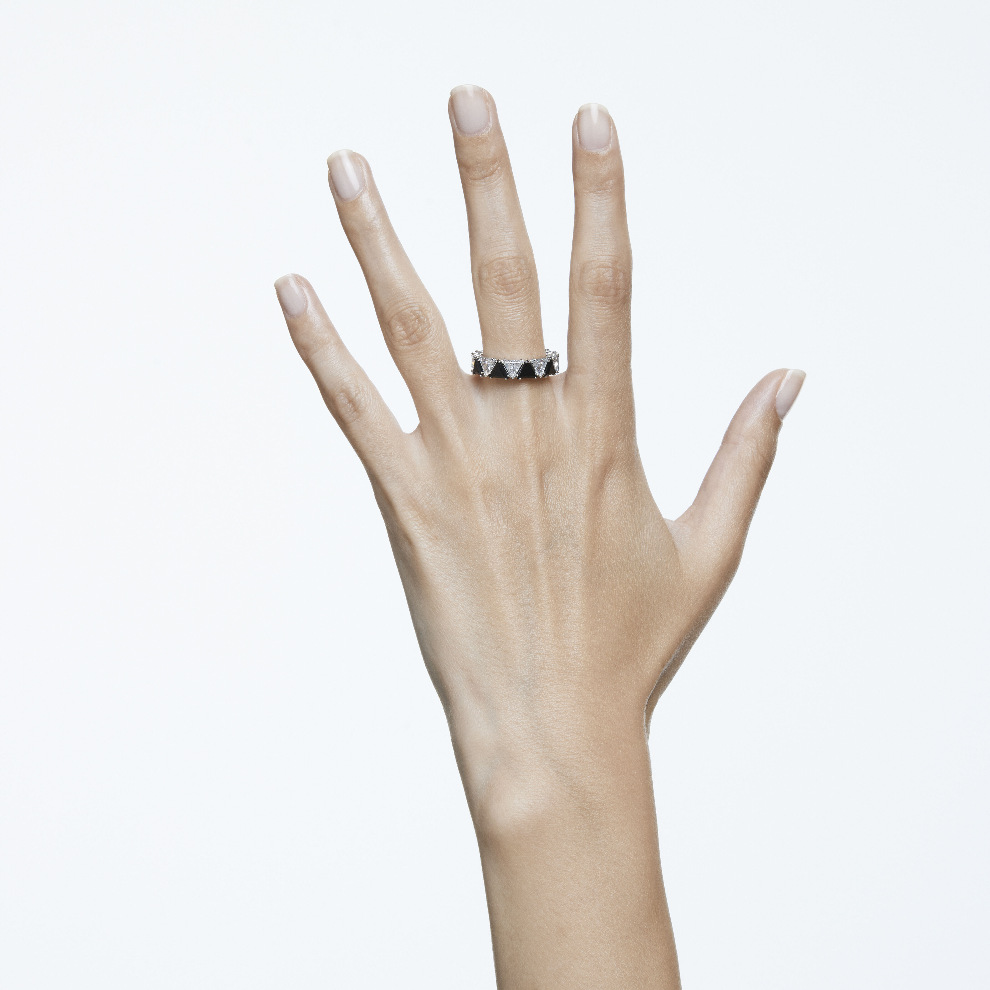 Swarovski black clearance stone ring