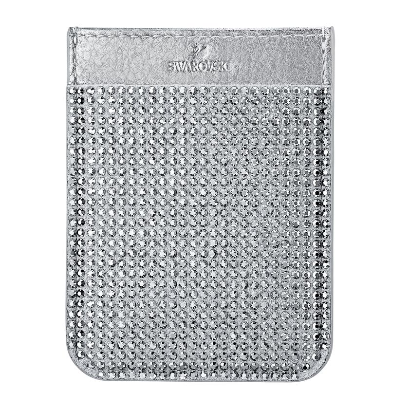 Swarovski Smartphone sticker pocket, Gray