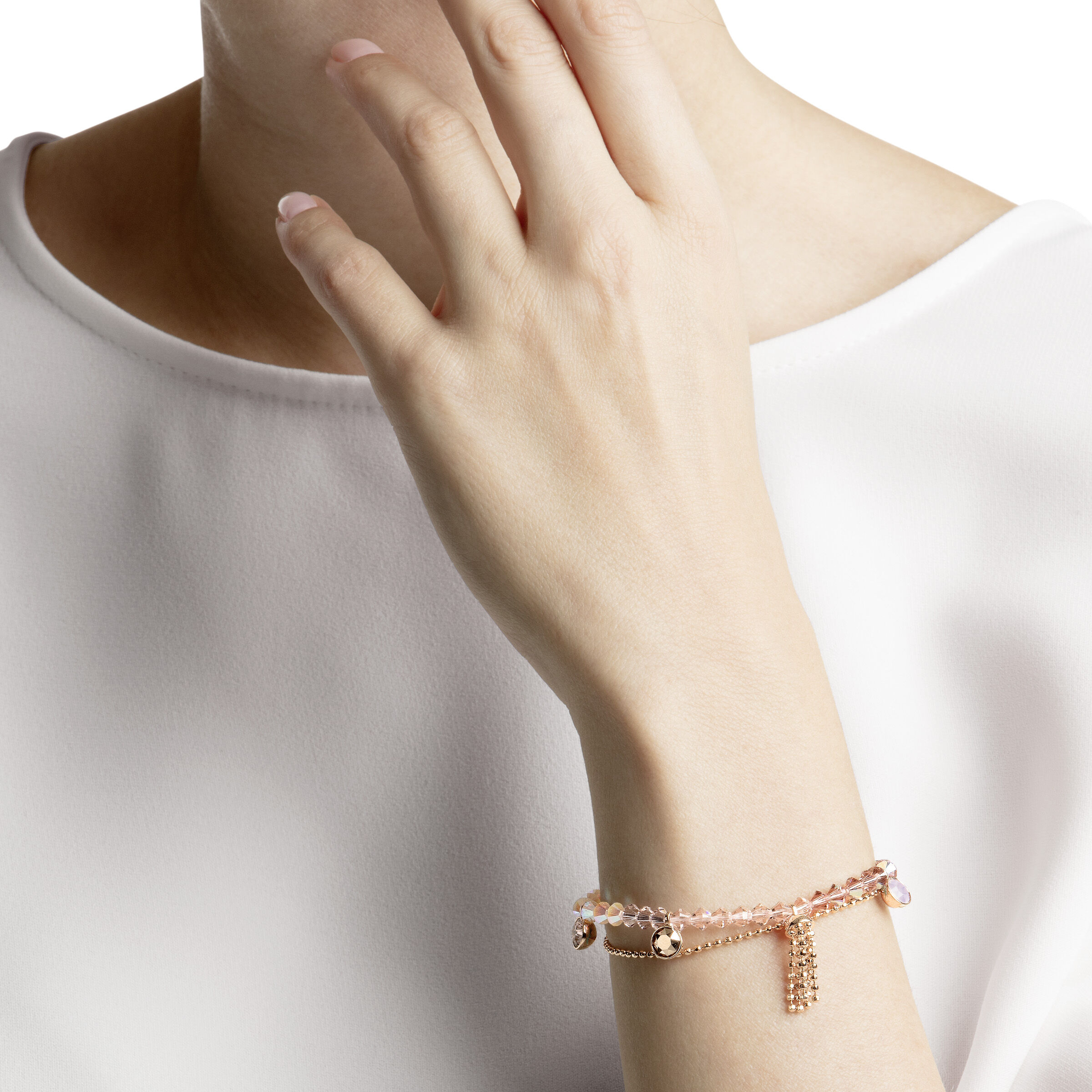 Buy Swarovski Ocean View Bracelet Multi colored Rose gold plating