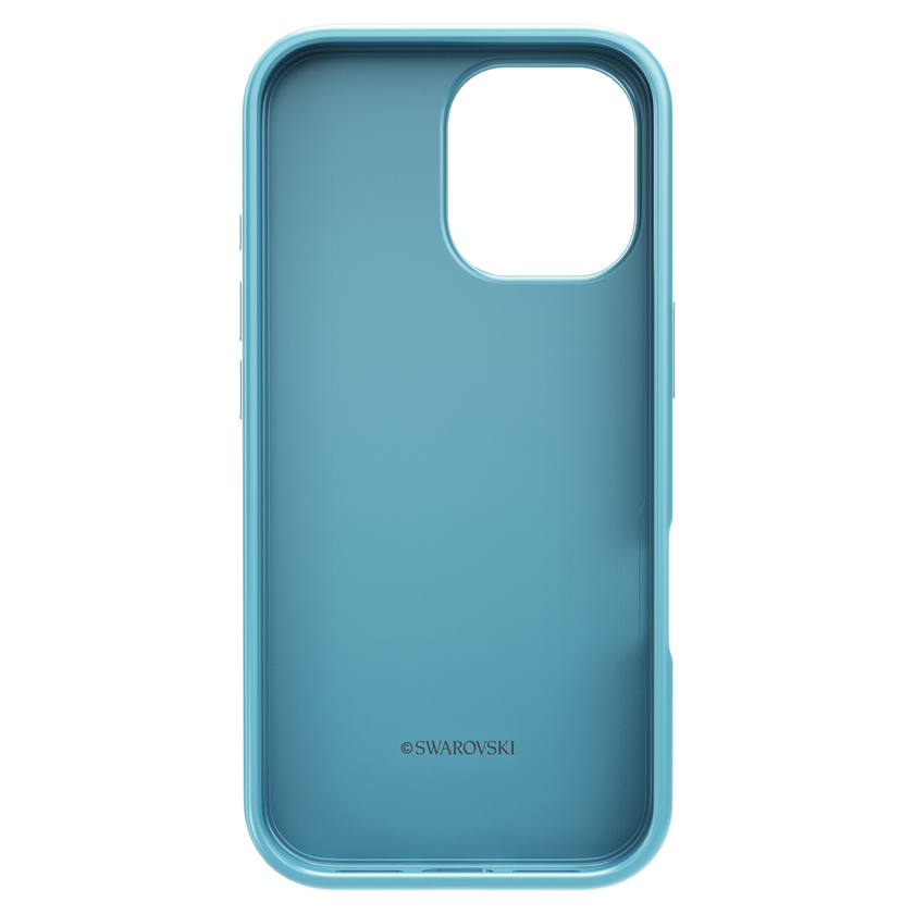 swarovski high smartphone case  crystal effect  iphone  17  blue