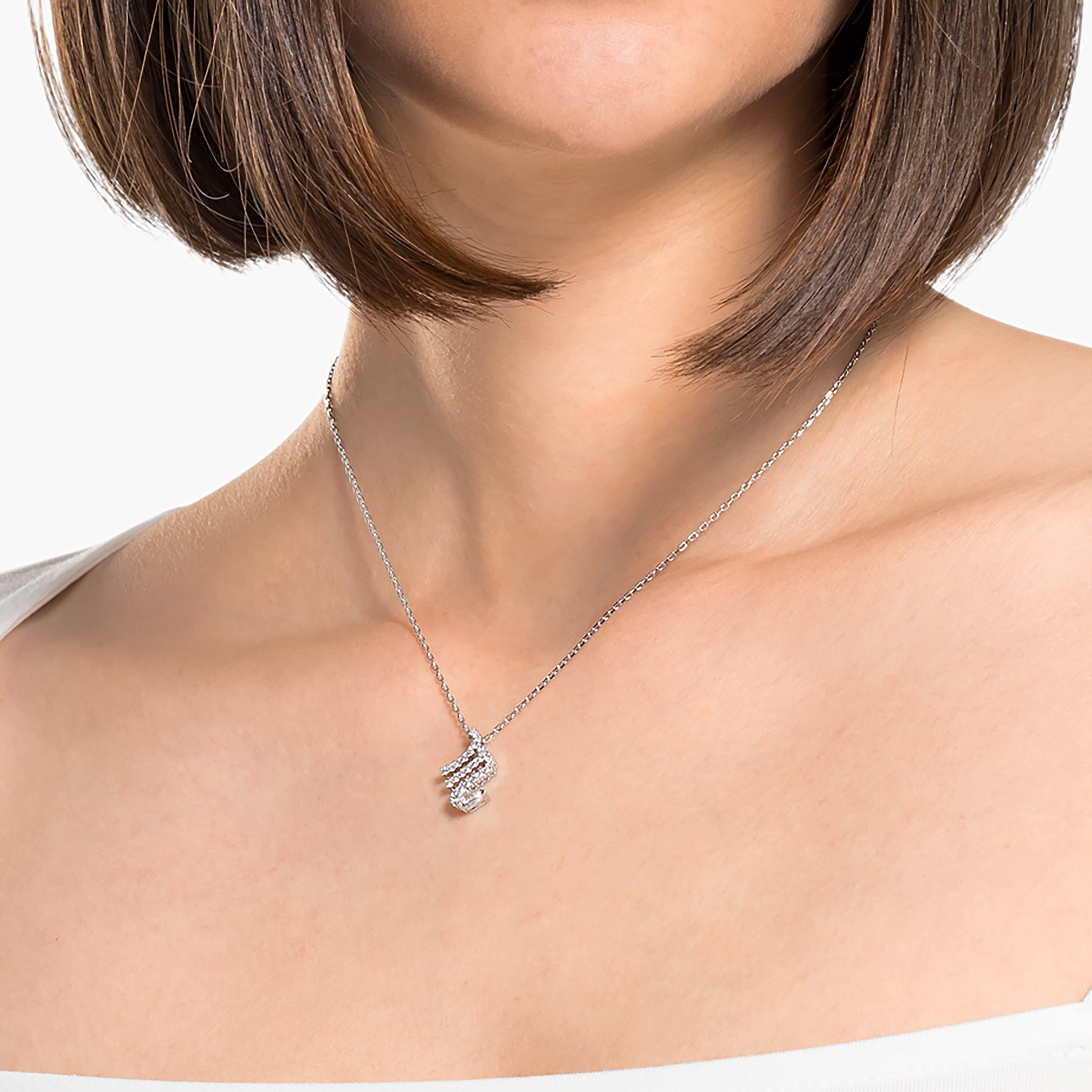 Swarovski birth outlet sign necklace