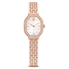 swarovski dextera octagon watch  swiss made  metal bracelet  rose gold tone  rose gold tone finish