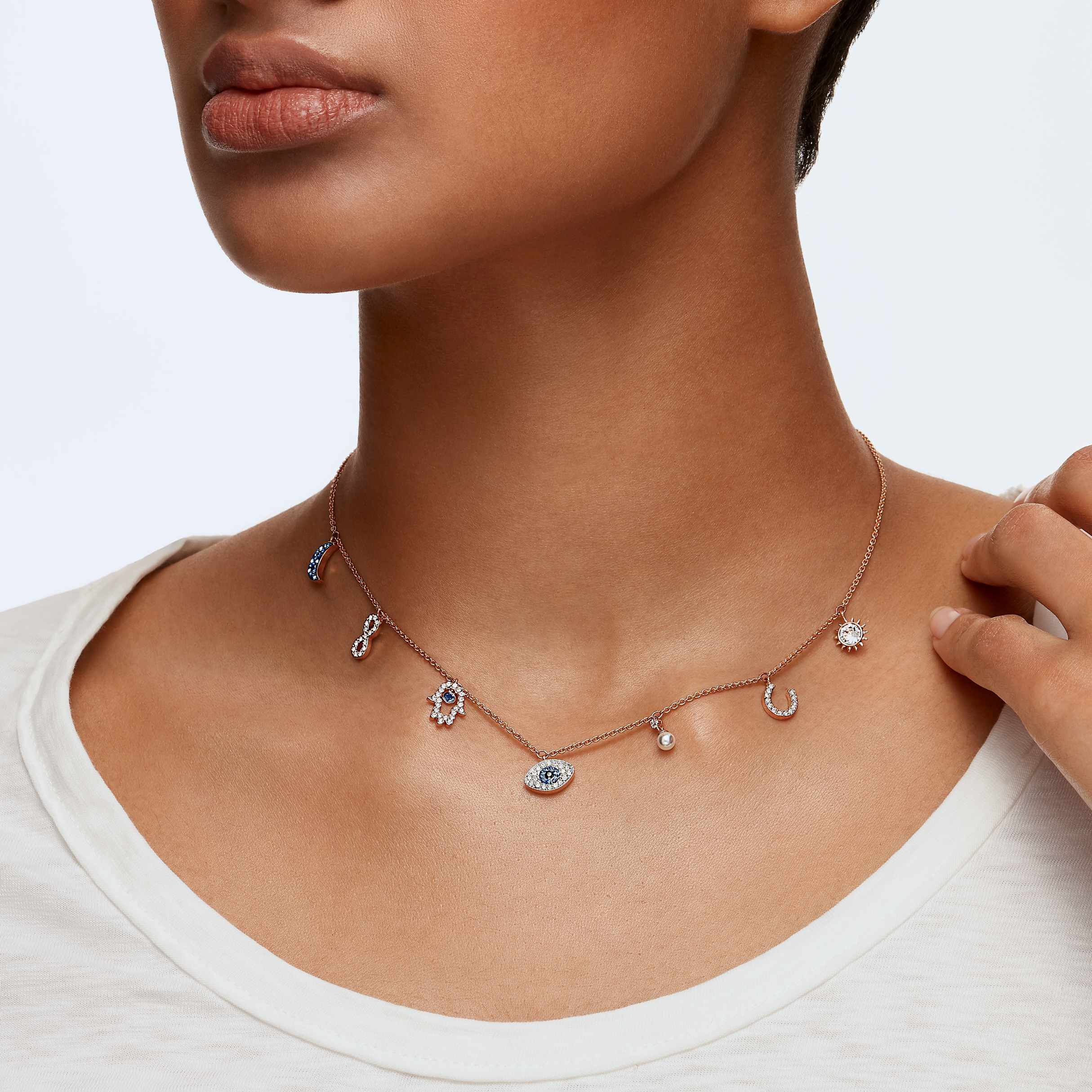 Swarovski charm necklace online