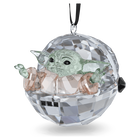 swarovski star wars the mandalorian grogu ornament