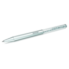 swarovski crystalline ballpoint pen octagon shape blue light blue lacquered
