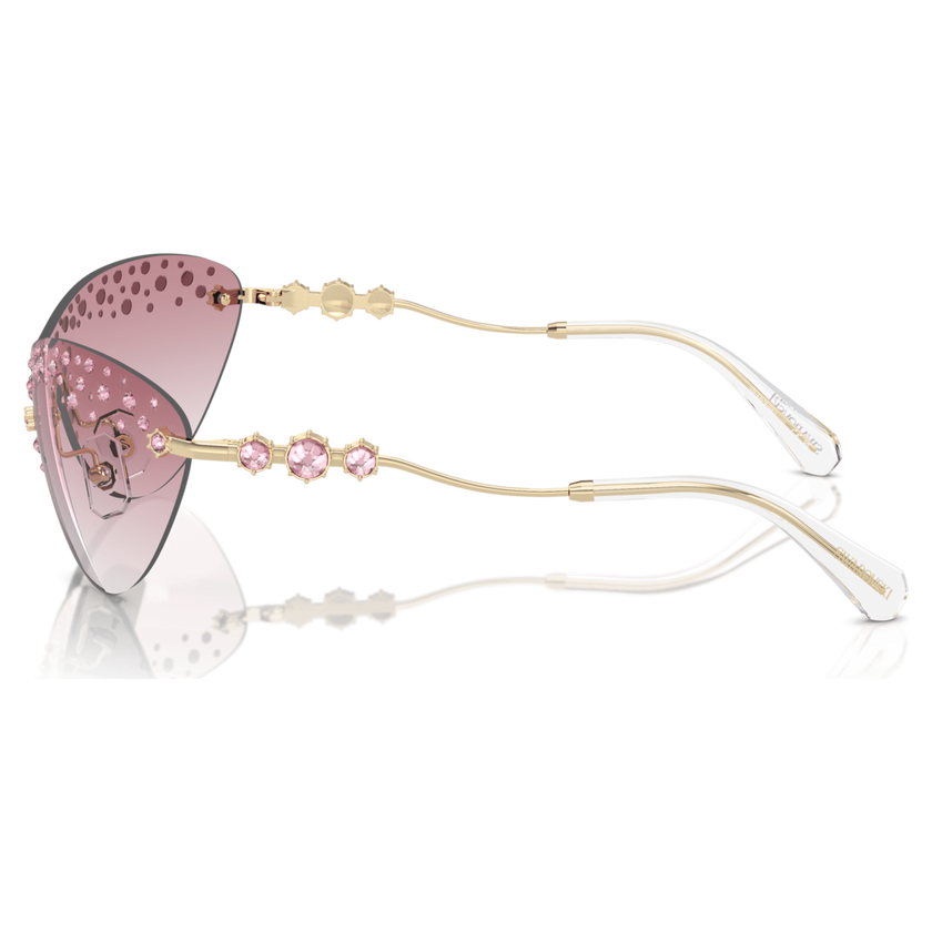 swarovski sunglasses  mask  pink