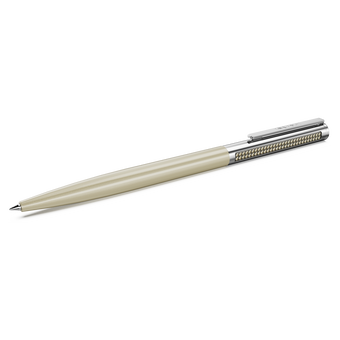 swarovski matrix tennis ballpoint pen  brown  gold tone plated