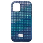 swarovski crystalgram smartphone case with bumper iphone 11 pro blue