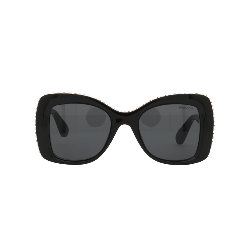 swarovski sunglasses  butterfly shape  sk6062u  black