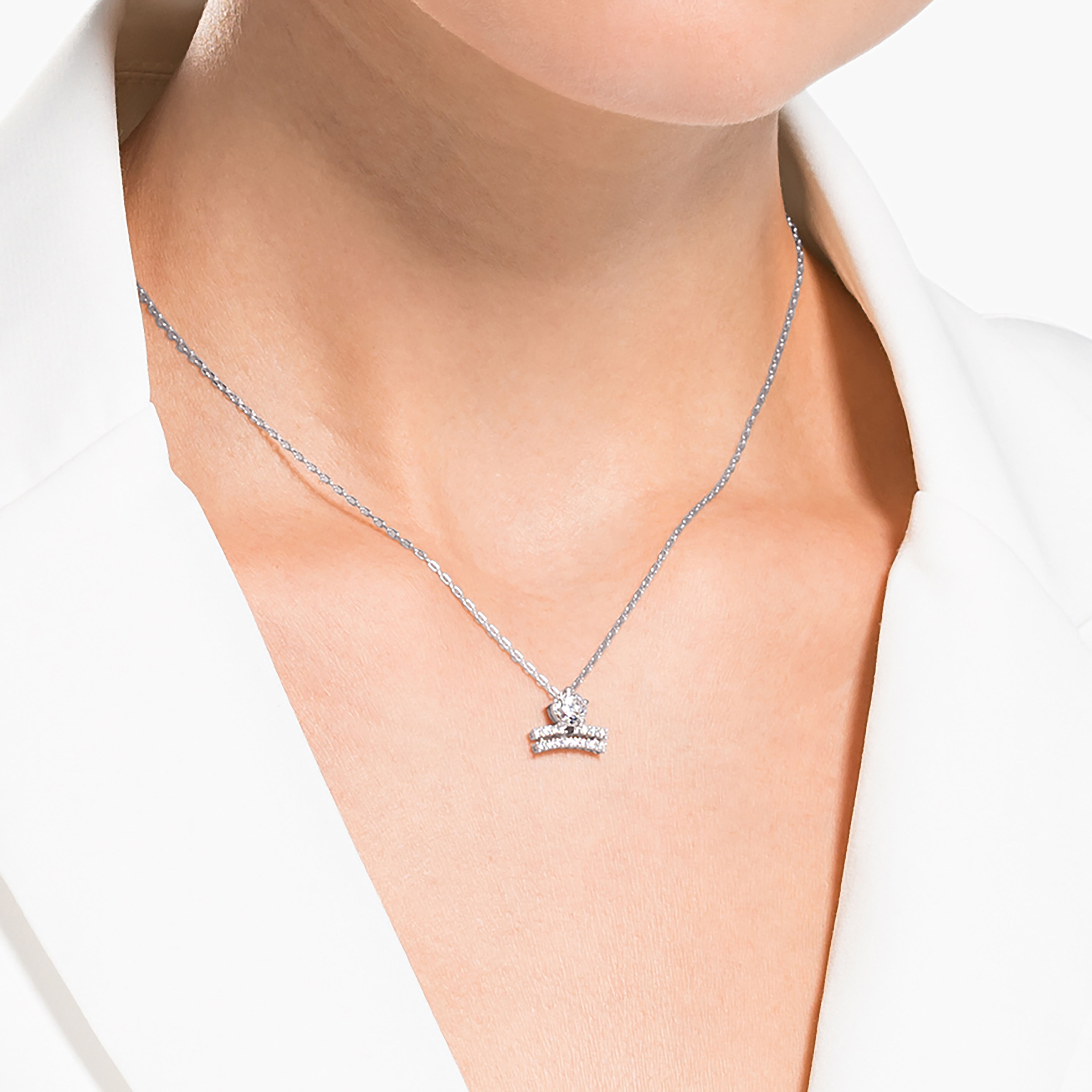 Libra on sale necklace swarovski