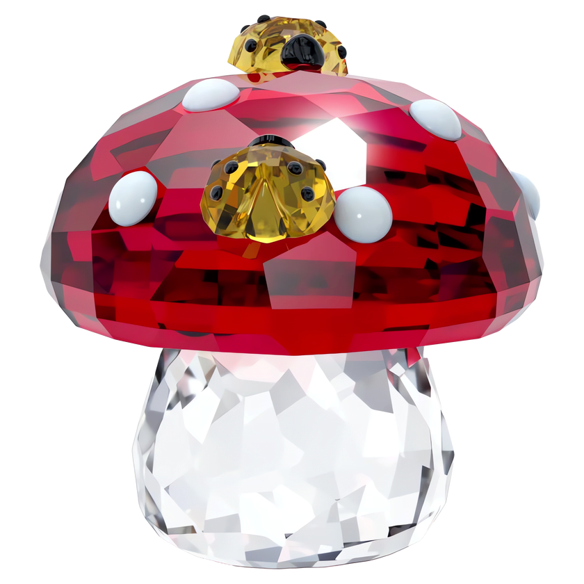 swarovski idyllia mushroom and ladybugs