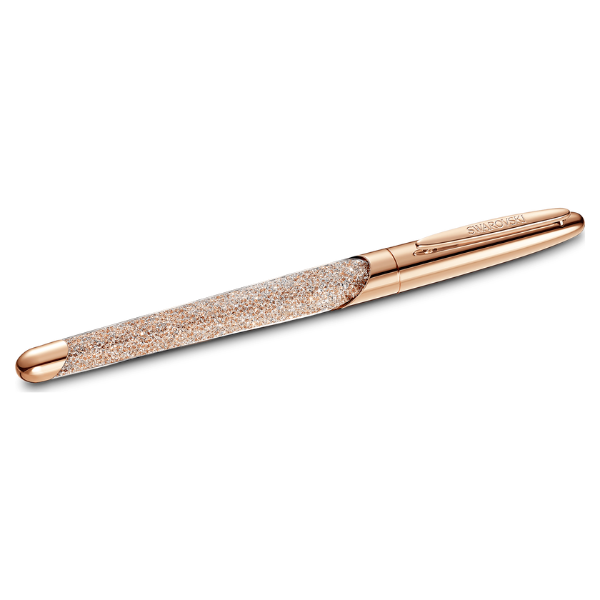 swarovski crystalline nova rollerball pen  rose gold tone  rose gold tone plated