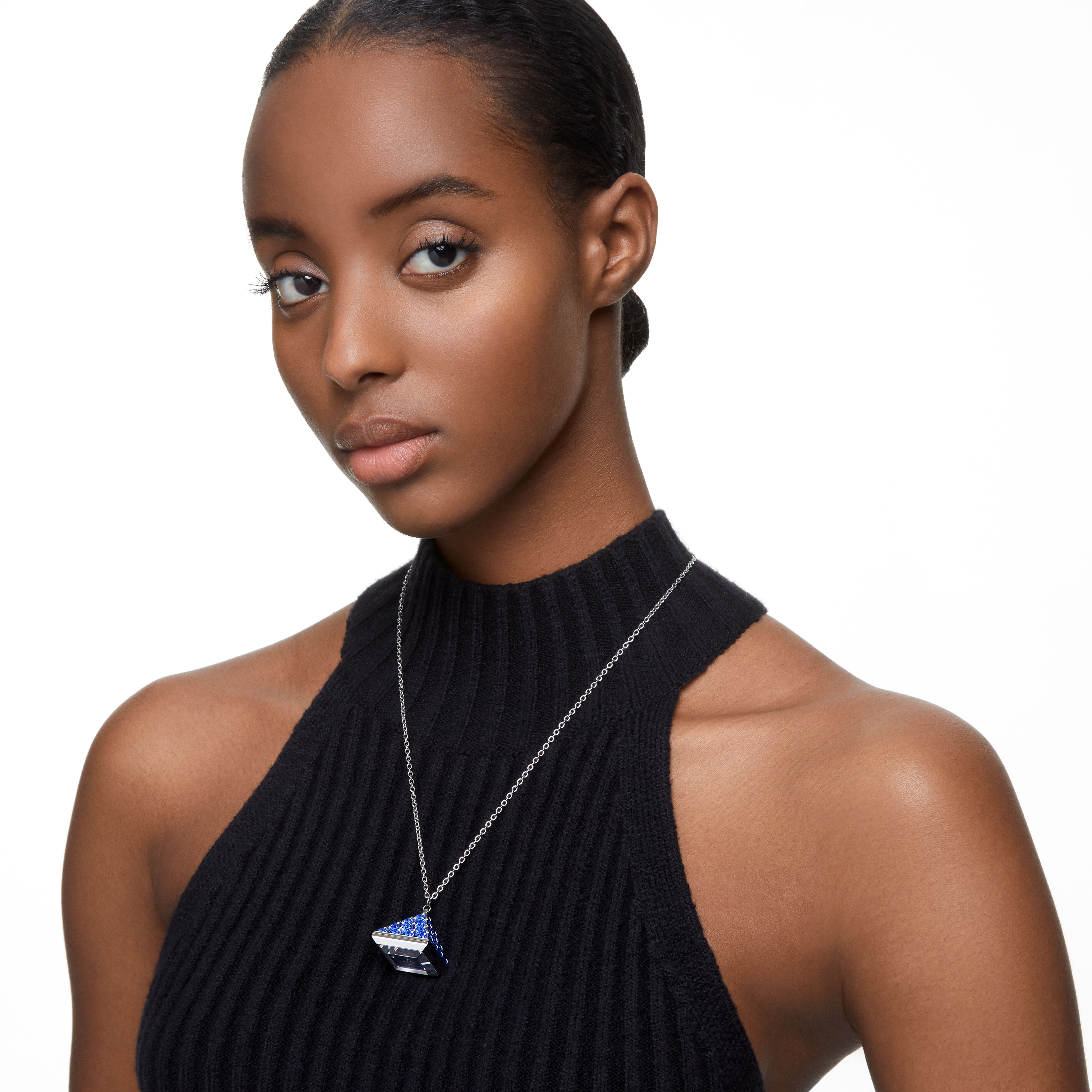 Swarovski triangle hotsell necklace