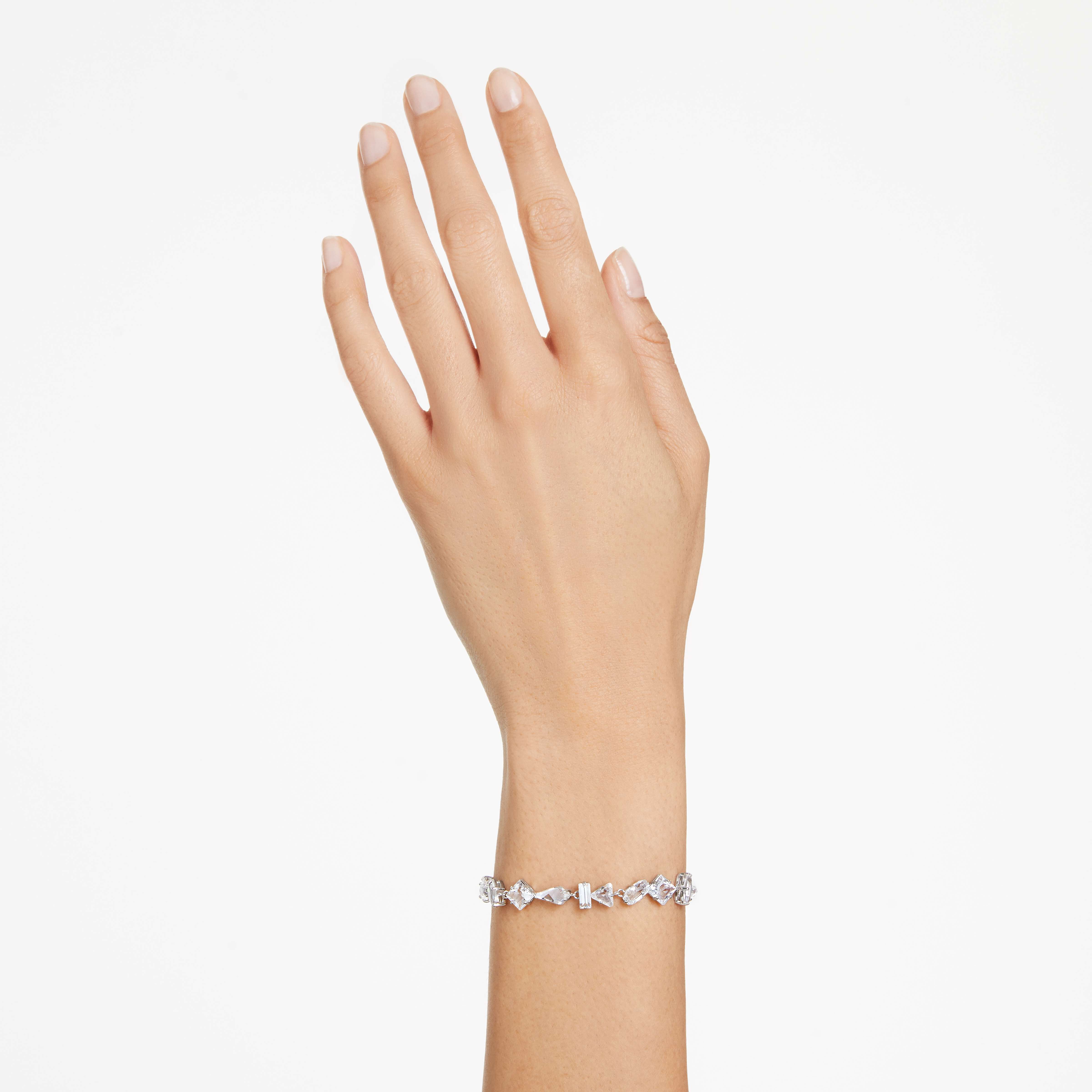 Buy Swarovski Mesmera bracelet Mixed cuts White Rhodium plated