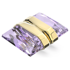 Lucent ear cuff,  Single, Magnetic, Purple, Gold-tone plated