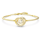swarovski generation bangle white gold tone plated
