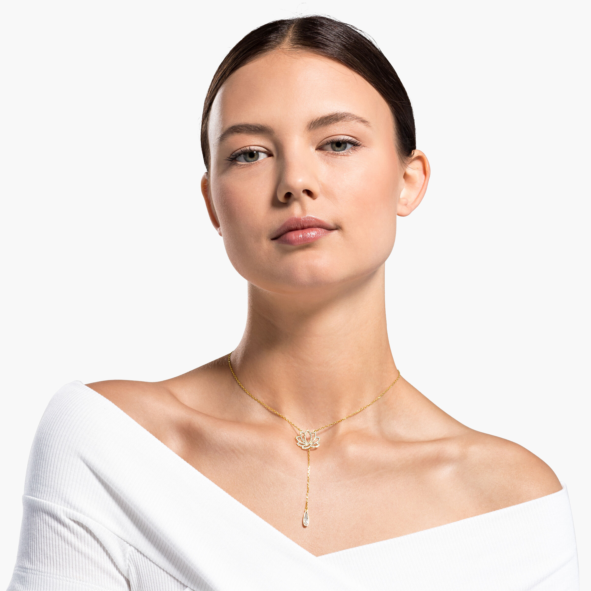 Swarovski clearance lotus earrings