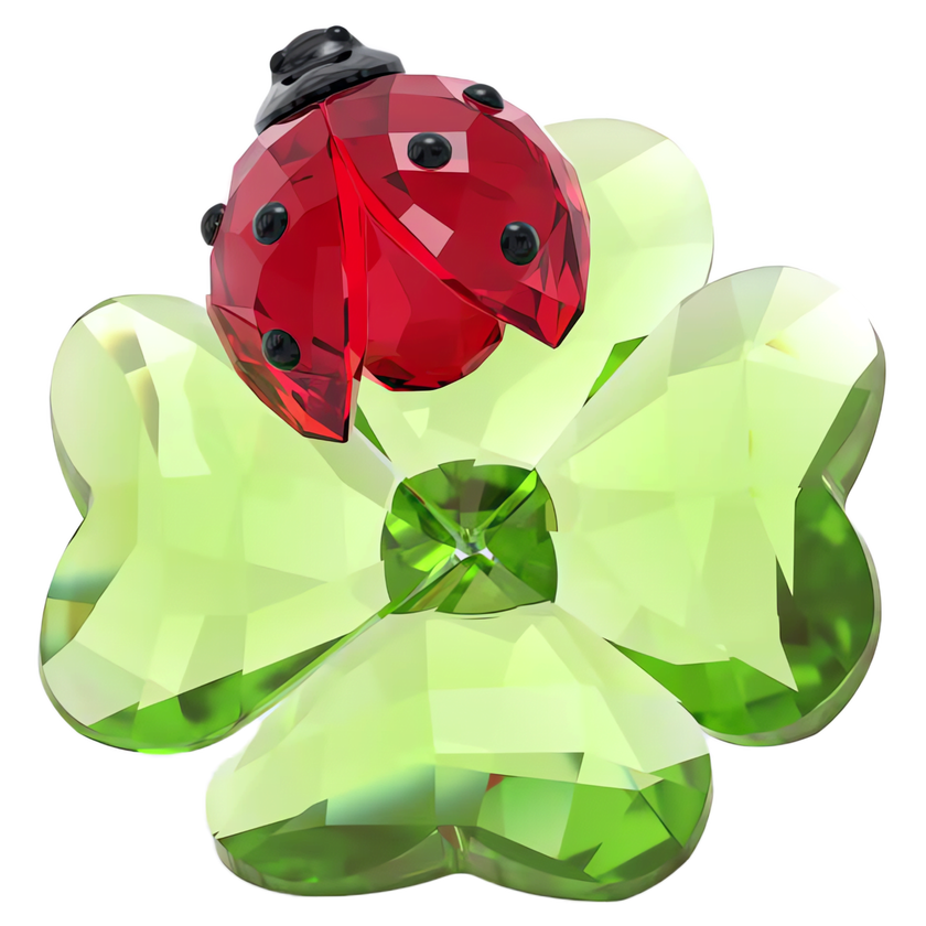 swarovski idyllia ladybug and clover
