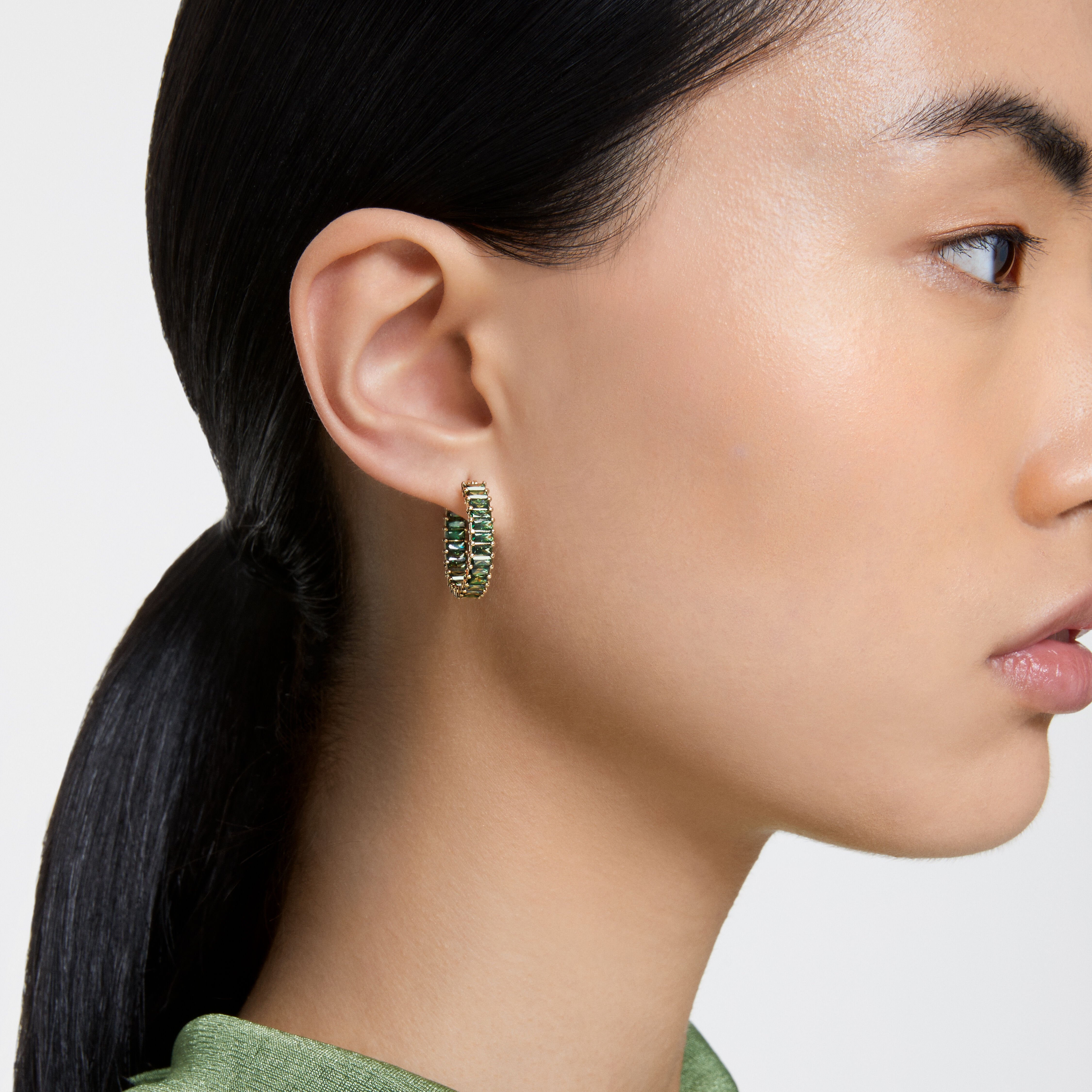 Swarovski hoop earrings best sale sale