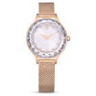 swarovski octea nova watch  swiss made  metal bracelet  rose gold tone  rose gold tone finish