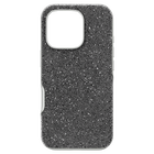 swarovski high smartphone case iphone 16 pro silver tone
