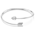 swarovski idyllia choker  mixed cuts  arrow  white  rhodium plated