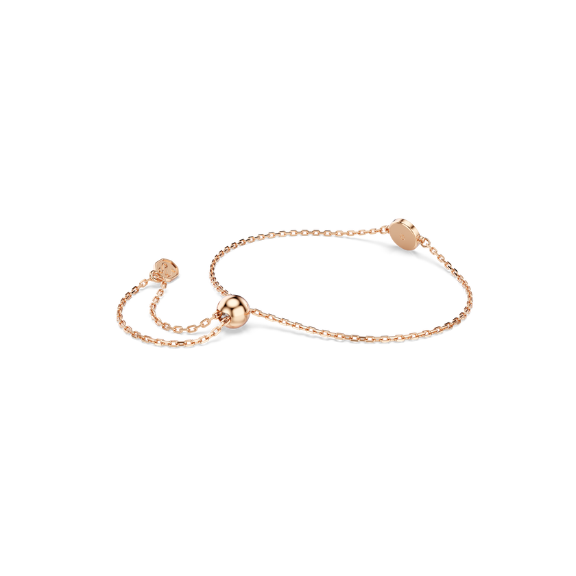 swarovski luckily bracelet  pav   eye  blue  rose gold tone plated