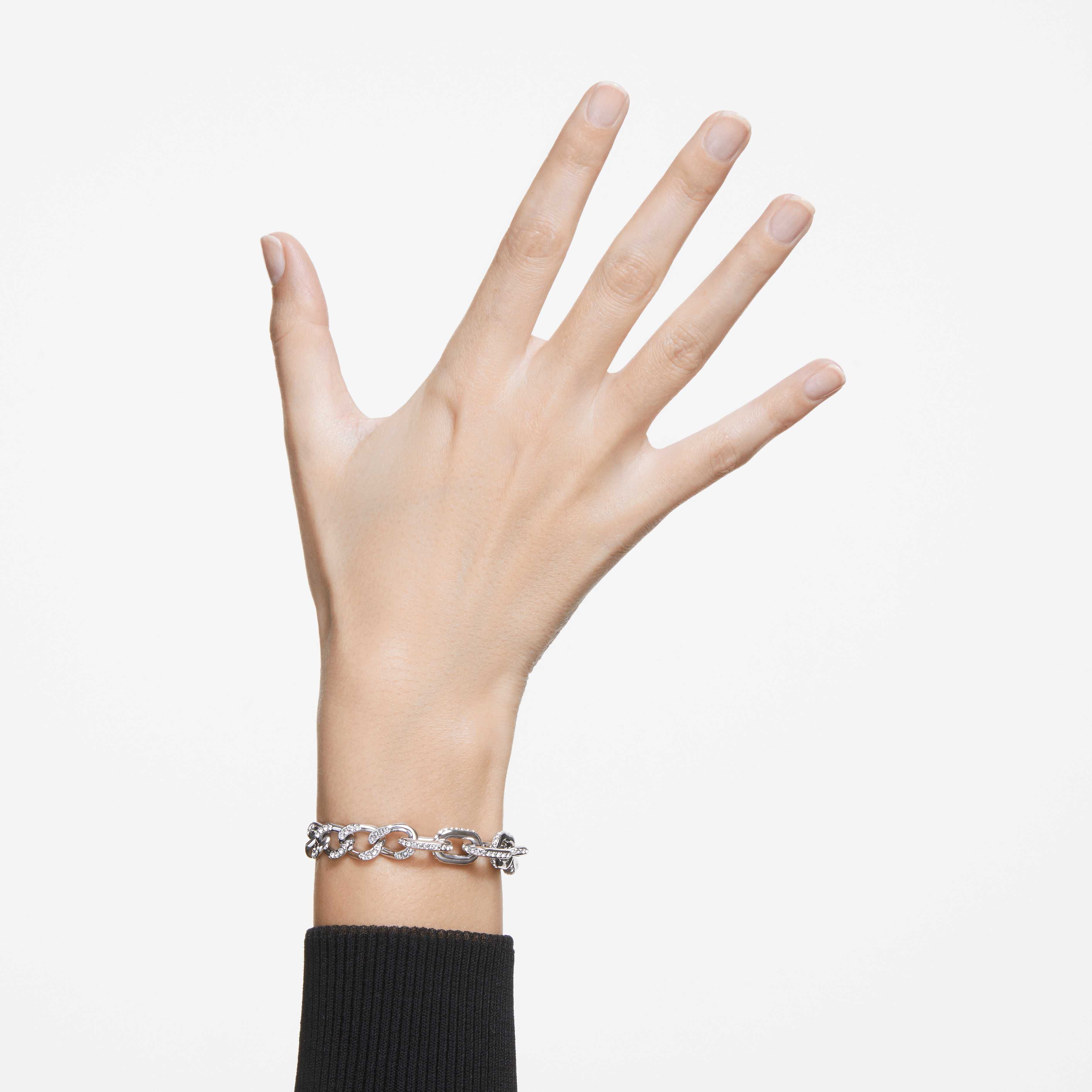 swarovski dextera bracelet pav  crystal  rhodium plated