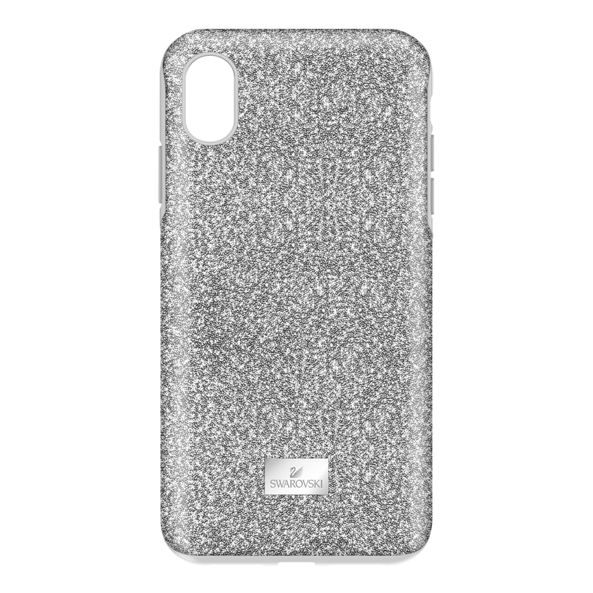 High Smartphone Case with Bumper, iPhone® XR, Silver tone
