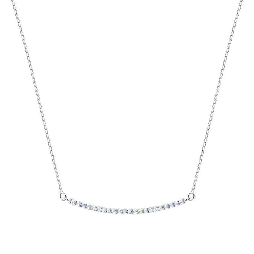 Only Necklace, White, Rhodium plating