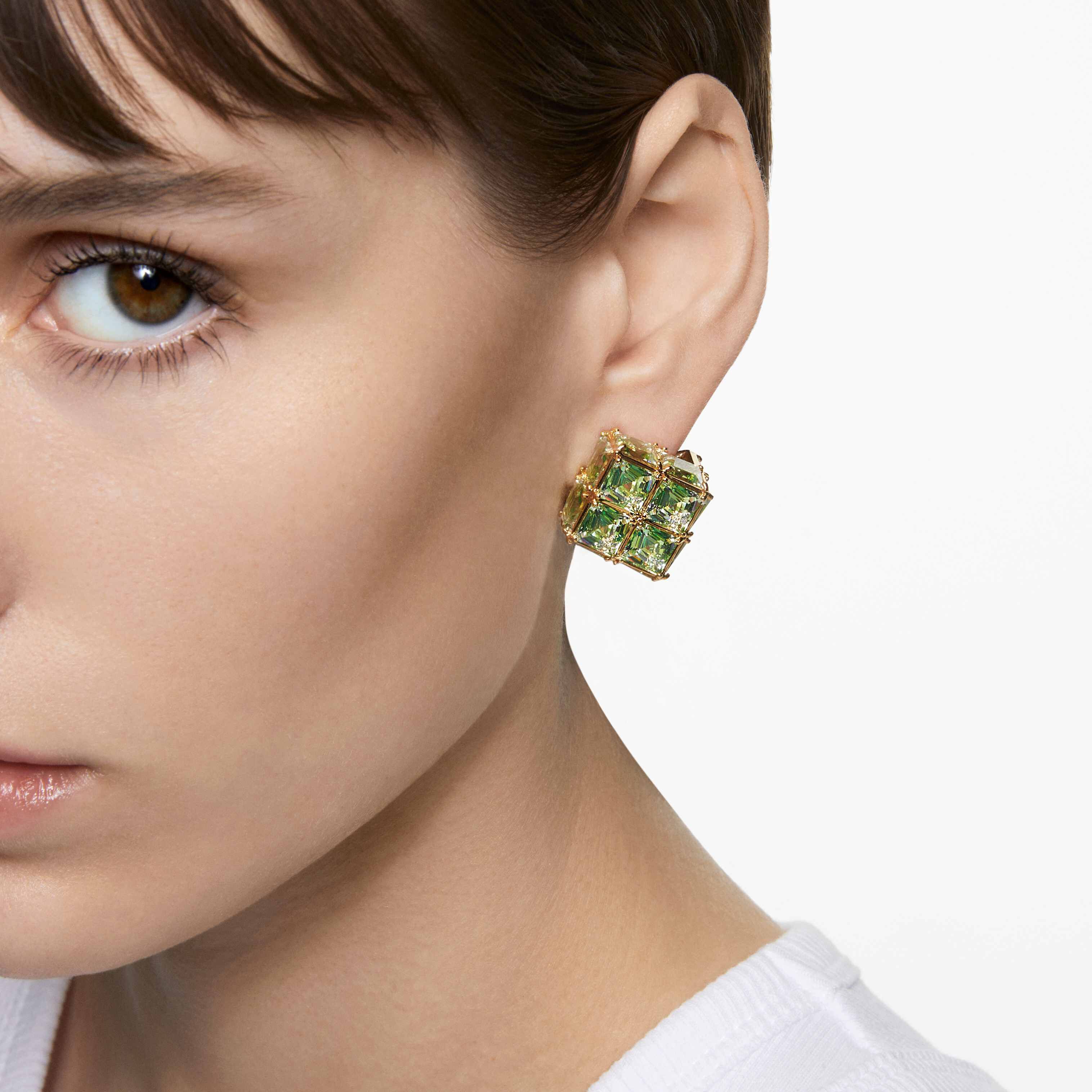 Swarovski single new arrivals stone earrings