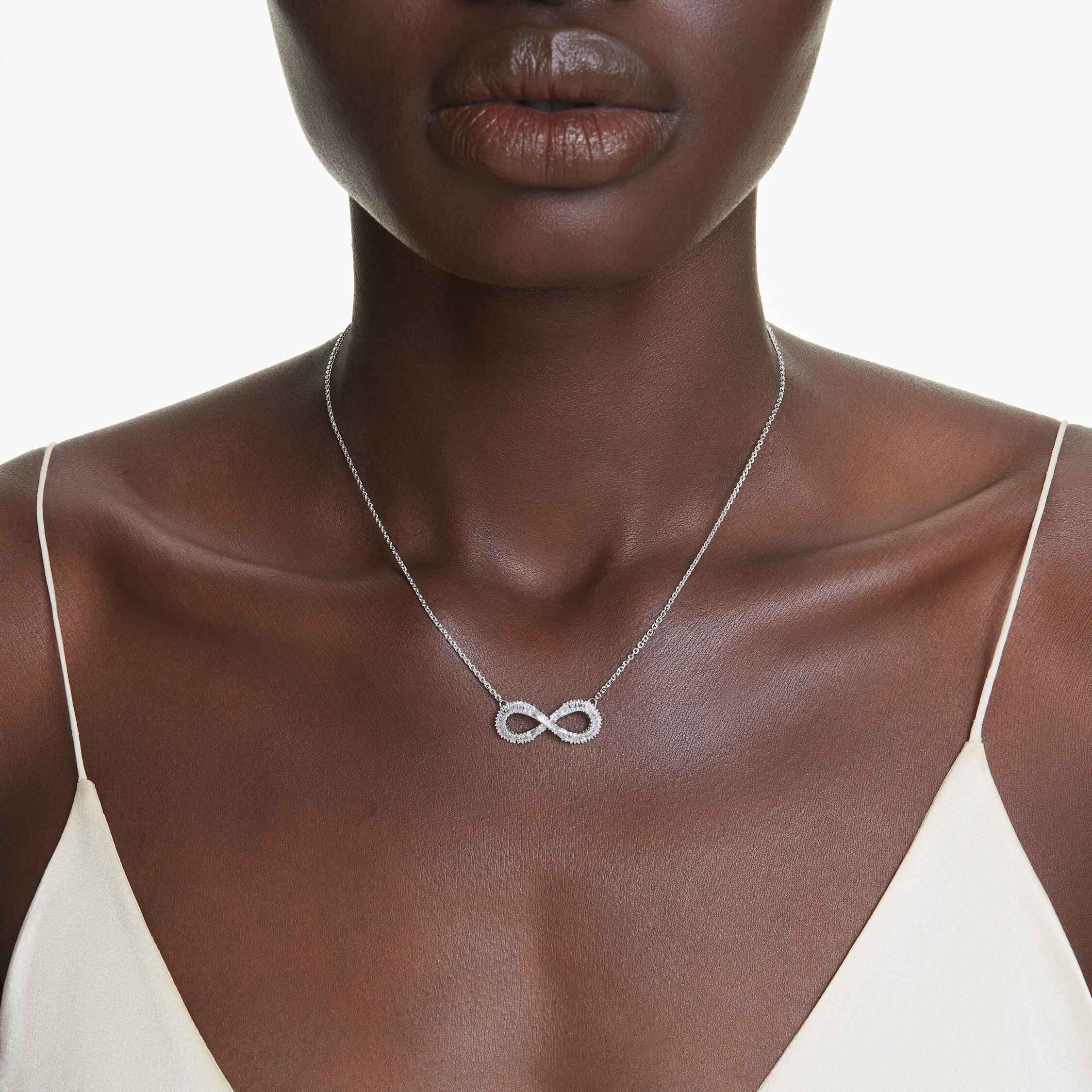 Chain top necklace swarovski