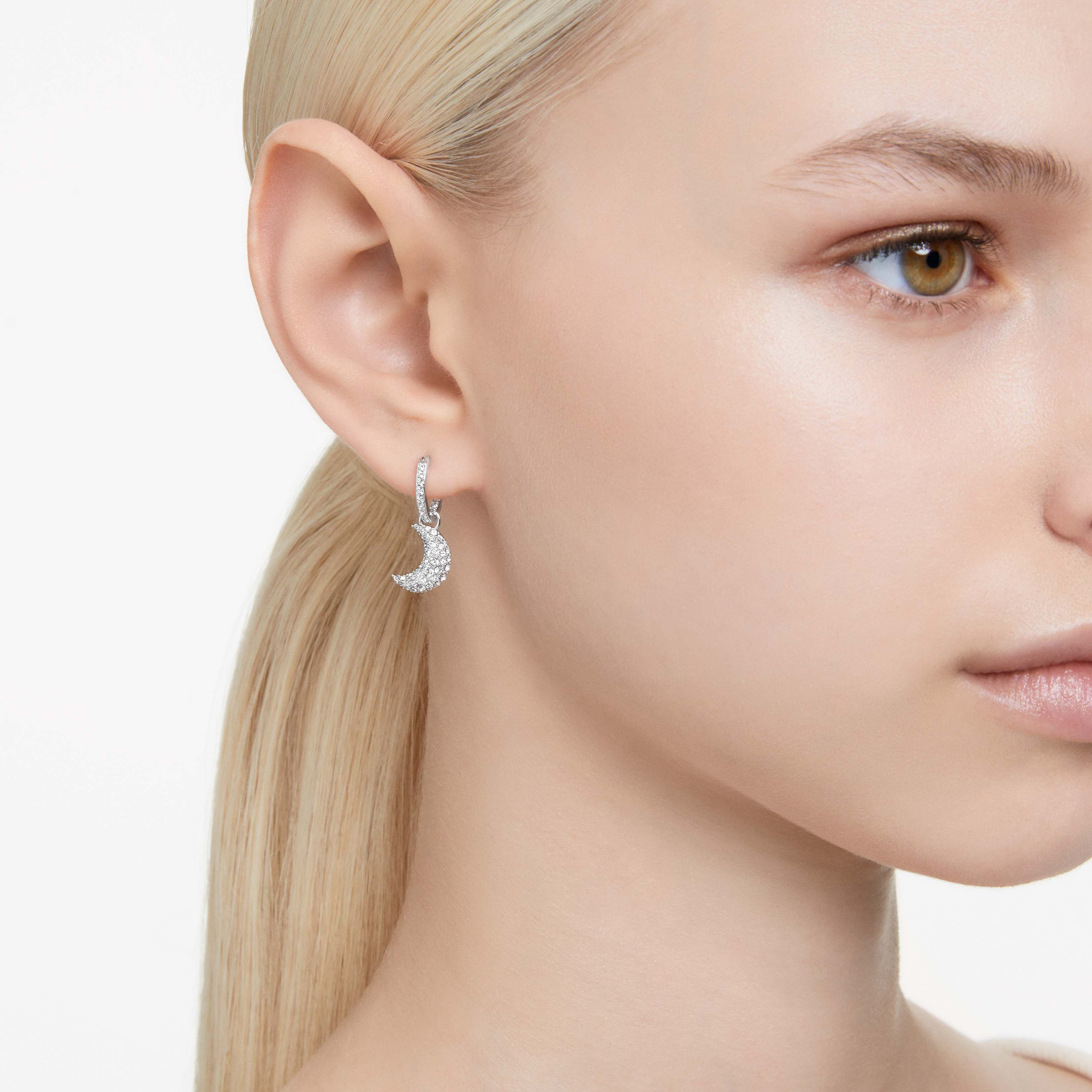 Swarovski earrings moon store