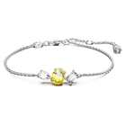 swarovski mesmera bracelet mixed cuts yellow mixed metal finish