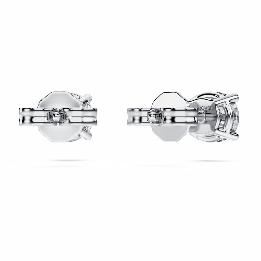 swarovski eternity stud earrings  laboratory grown diamonds 1 ct tw  18k white gold