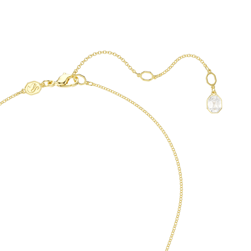 swarovski idyllia lilia necklace  butterfly  white  18k gold finish