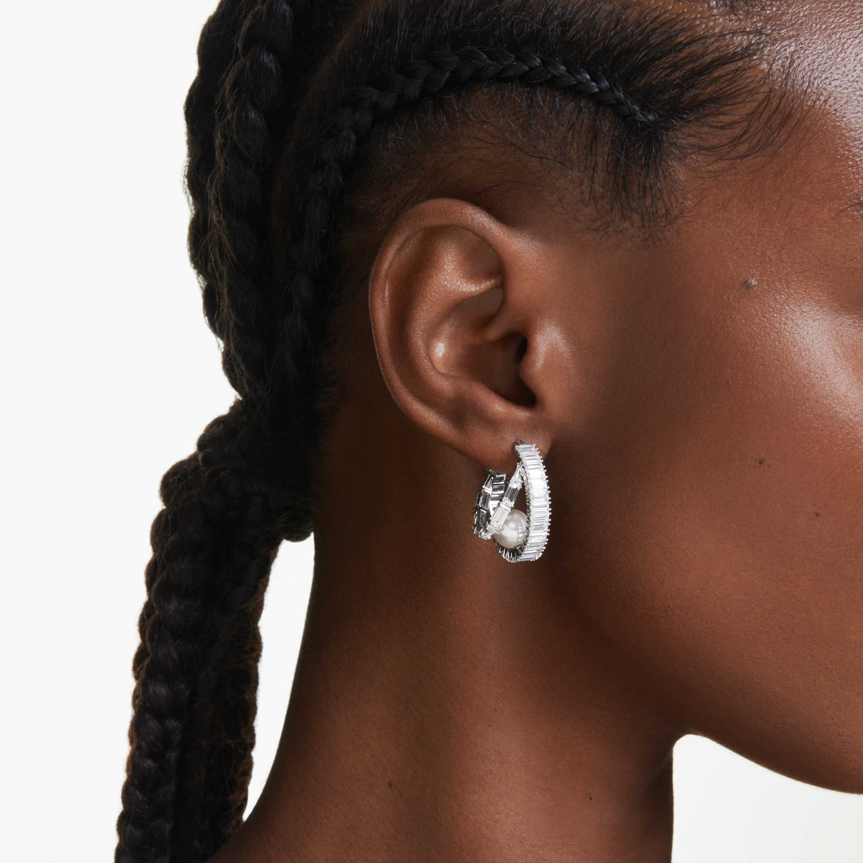 Buy Swarovski Ariana Grande x Swarovski hoop earrings