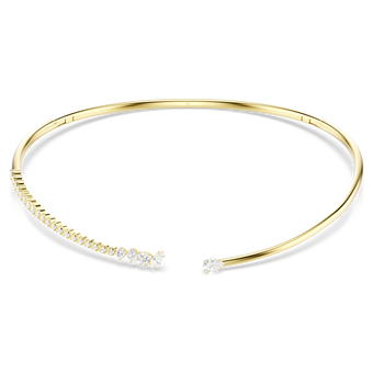 swarovski mesmera choker  mixed cuts  white  18k gold finish