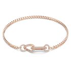swarovski dextera necklace pav mixed links white rose gold tone plated
