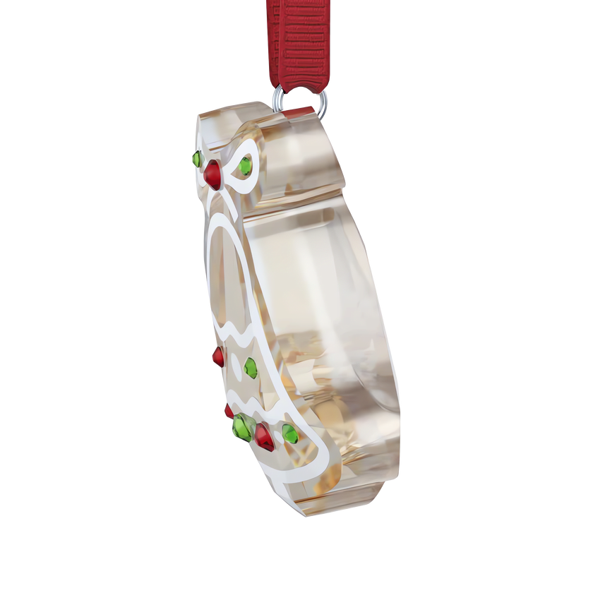 swarovski holiday cheers gingerbread bell ornament